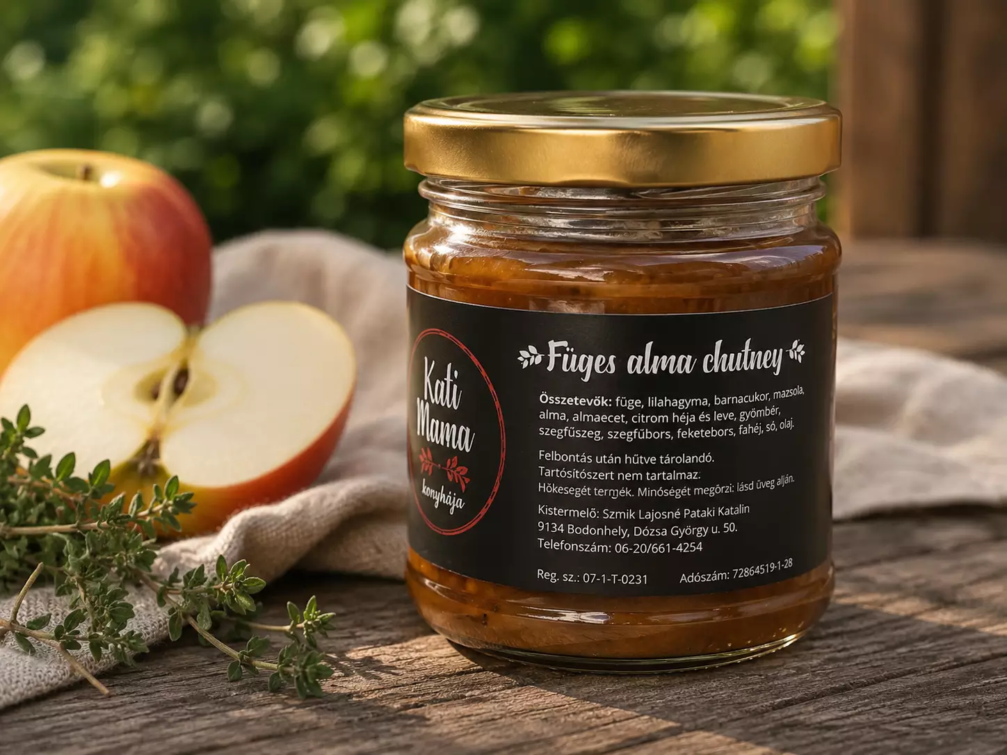 Fügés alma chutney