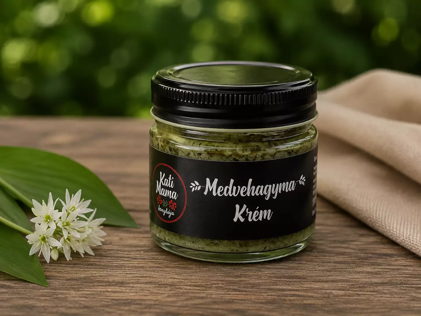 Medvehagyma krém