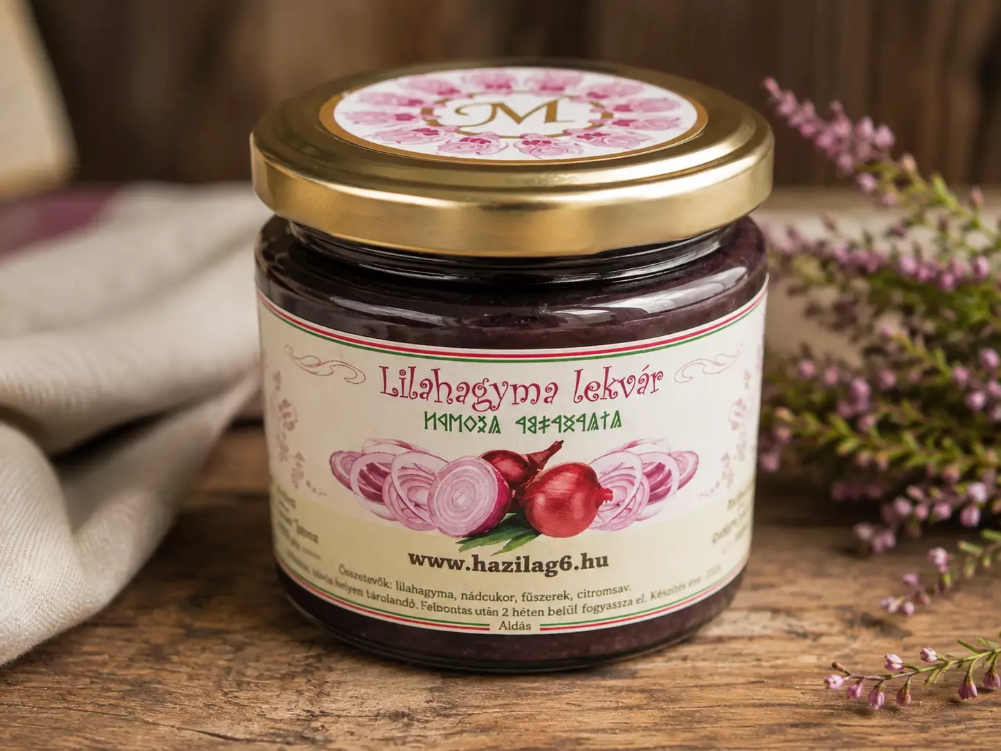 Lilahagyma lekvár