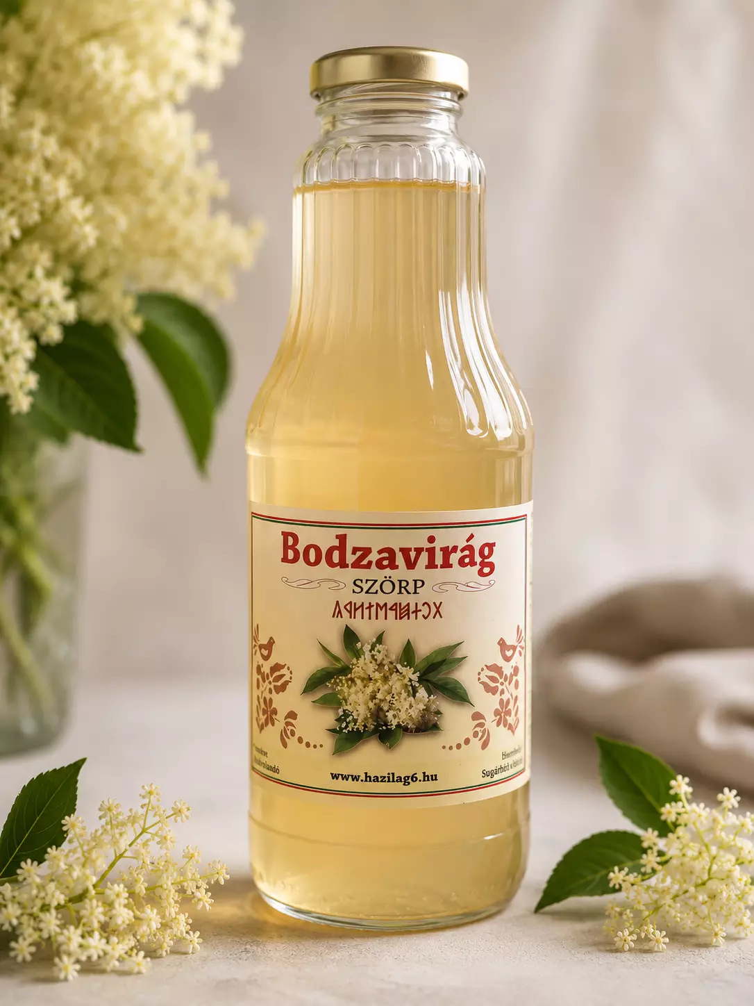 Bodzavirág szörp