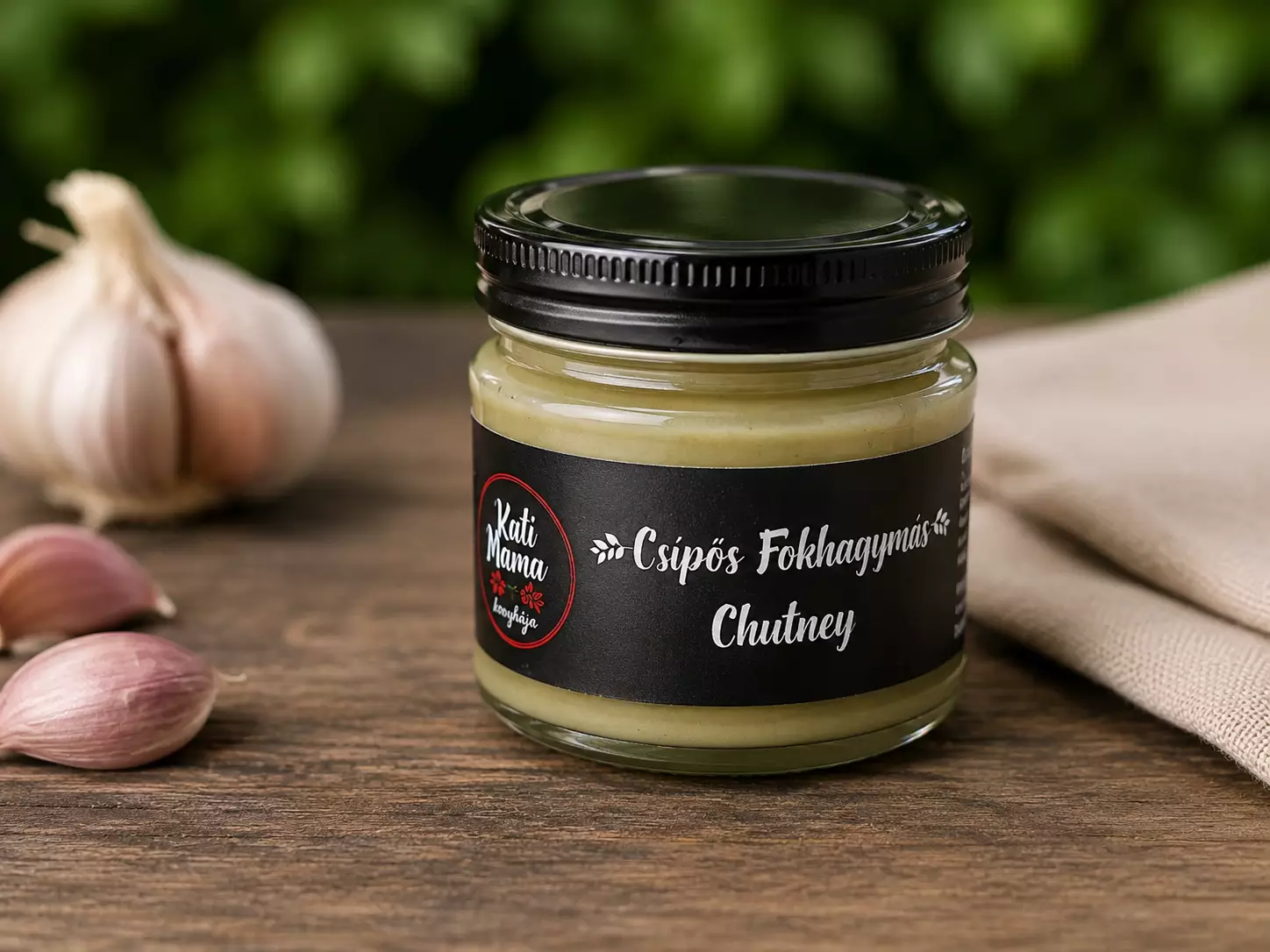 Csípős fokhagyma chutney
