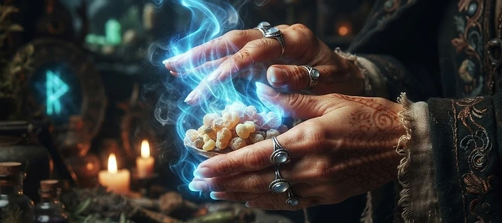 The practice of anointing the skin with consecrated oils bridges the physical body with the spirit realm.