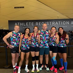 DBDB HYROX crew at athlete registration