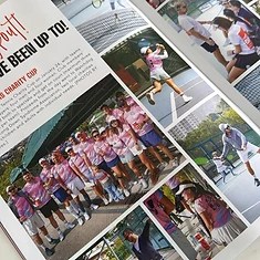 Around DB magazine feature on the DBDB Tennis Charity Cup