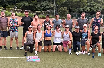 Community group photo after session