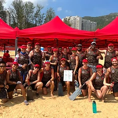 DBDB dragon boat crew lineup at Discovery Bay