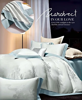 Tencel — Painted Horizon · Fresh Blue