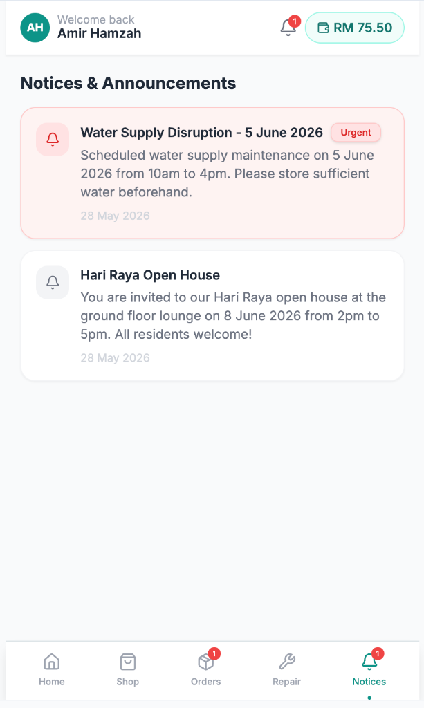 Notices