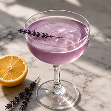 Lavender lemonade mocktail