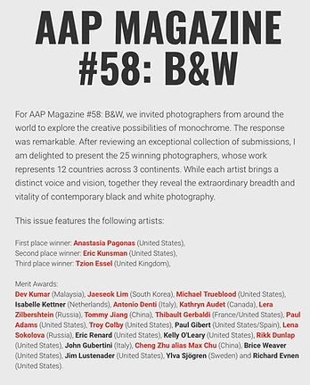 AAP Magazine #58 — Editor's Note