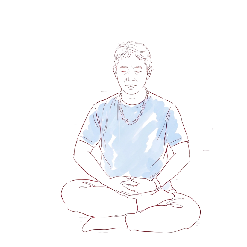 Meditation illustration