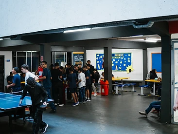 Convivência dos alunos do Fundamental no espaço comum do CTRIO