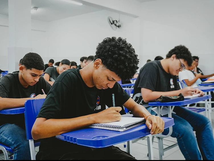 Alunos do Ensino Médio Técnico do CTRIO em sala de aula