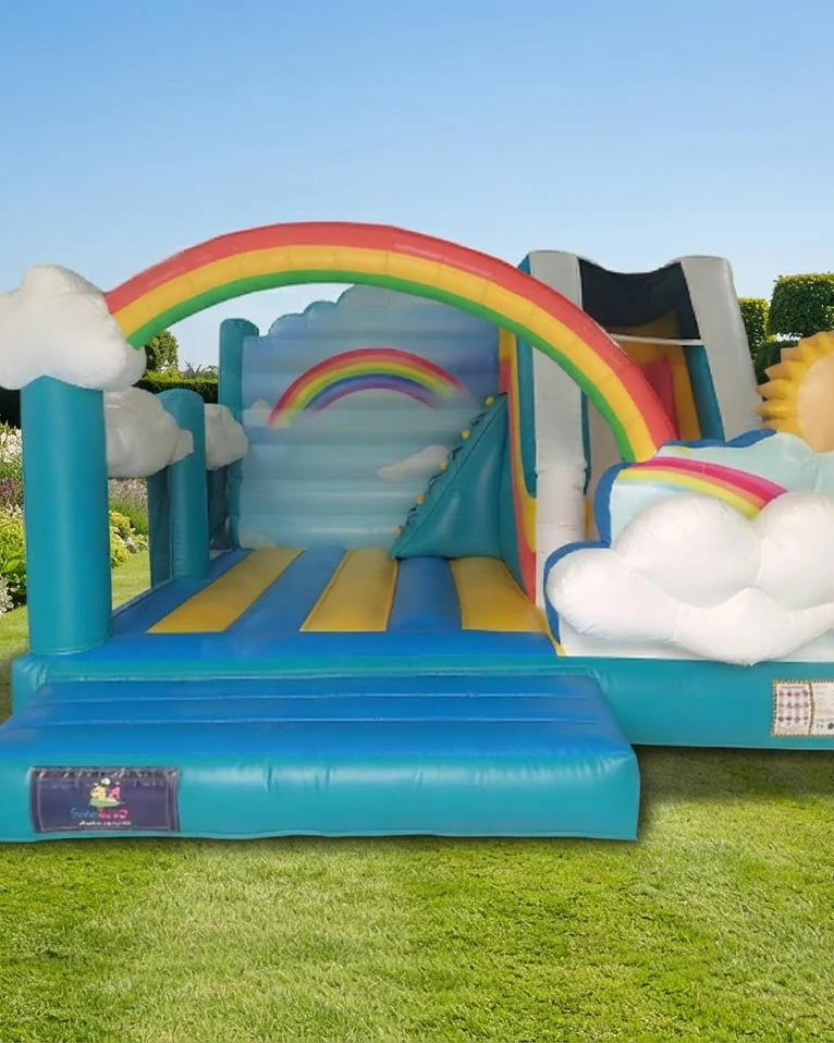 Hüpfburg Regenbogen mieten – SpielSpaß Wolfenbüttel