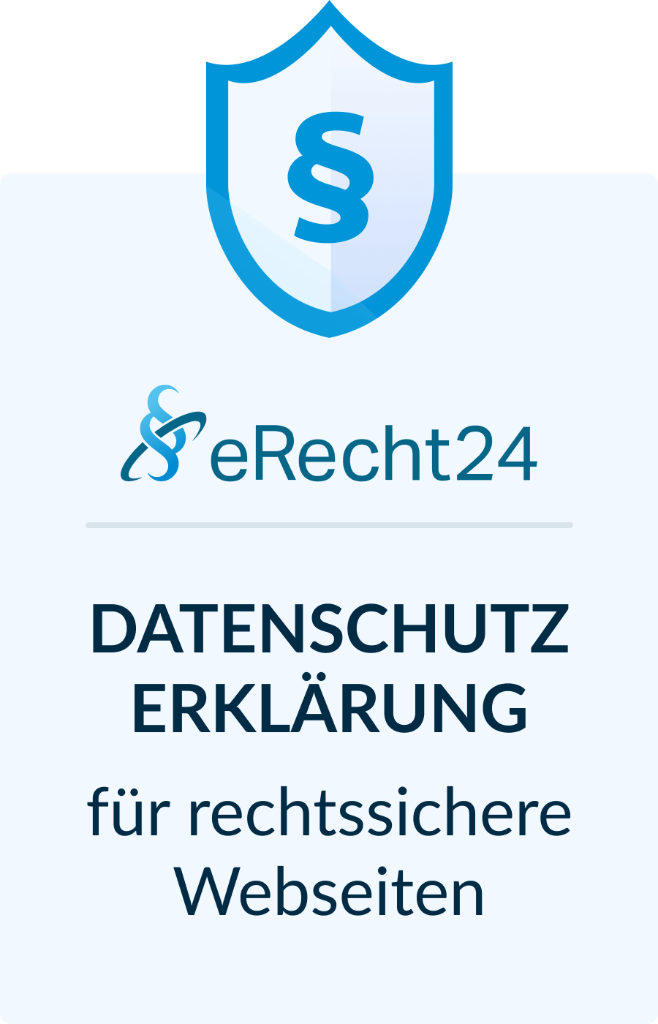 eRecht24 Datenschutz-Erklärung – für rechtssichere Webseiten