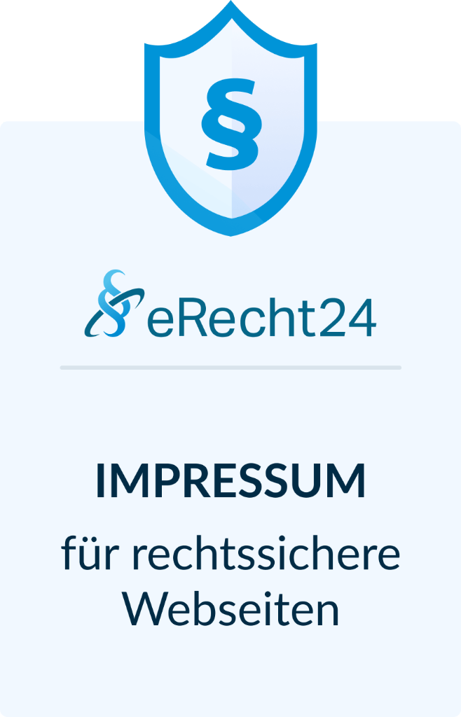eRecht24 Impressum – für rechtssichere Webseiten