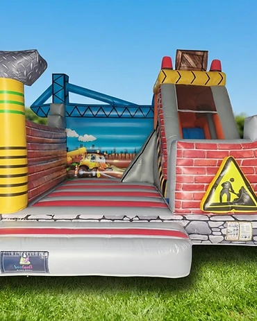 Hüpfburg Baustelle mieten – SpielSpaß Wolfenbüttel