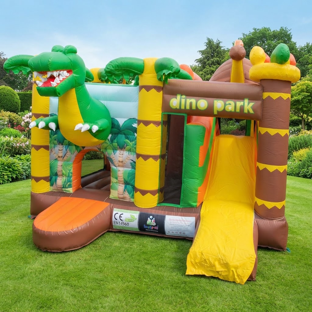 Hüpfburg Dino Park - Multiplay – Bild 1 – SpielSpaß Wolfenbüttel