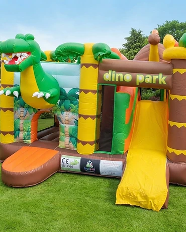 Hüpfburg Dino Park - Multiplay mieten – SpielSpaß Wolfenbüttel