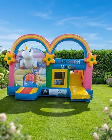 Hüpfburg Einhorn Magic - Multiplay mieten – SpielSpaß Wolfenbüttel