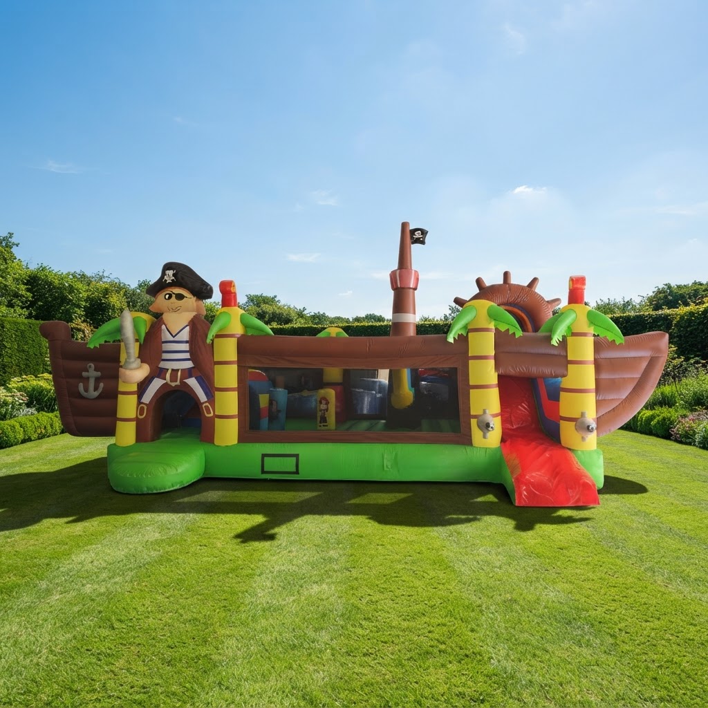 Hüpfburg Piratenschiff XXL - Multiplay – Bild 1 – SpielSpaß Wolfenbüttel