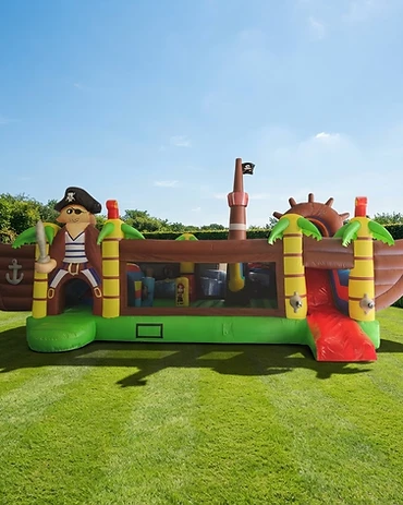 Hüpfburg Piratenschiff XXL - Multiplay mieten – SpielSpaß Wolfenbüttel