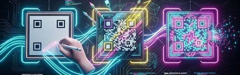 Three-step QR creation process