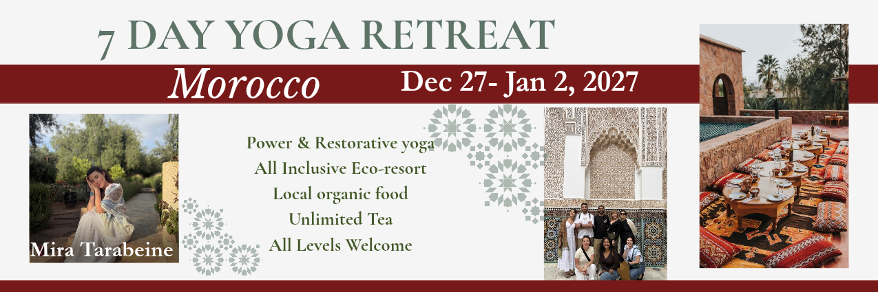 7 Day Yoga Retreat Morocco, Dec 27 to Jan 2, 2027