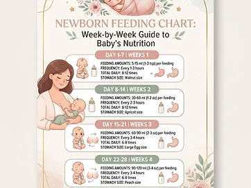 Newborn Feeding Chart by Week Guide