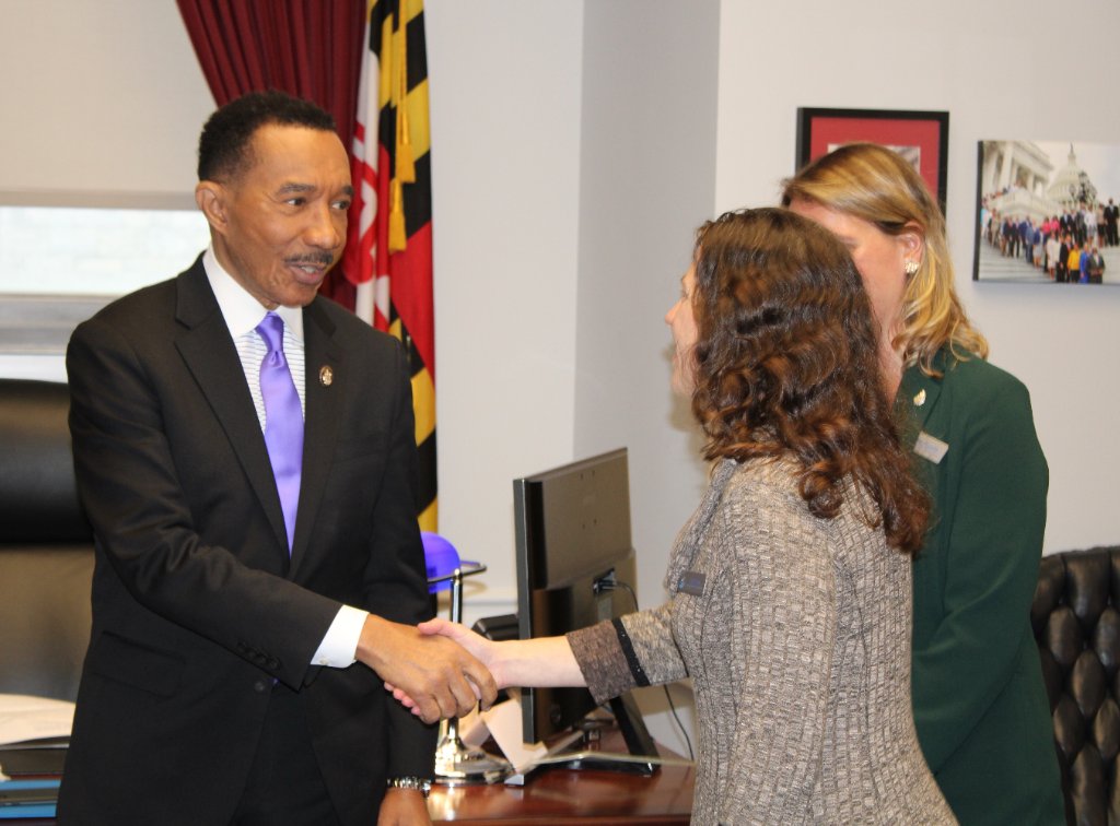 Meeting with Congressman Mfume