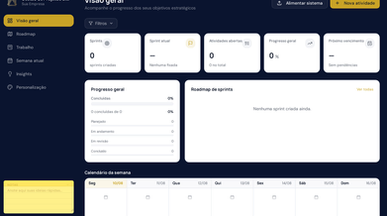 Gestão de Projetos & Tarefas template preview