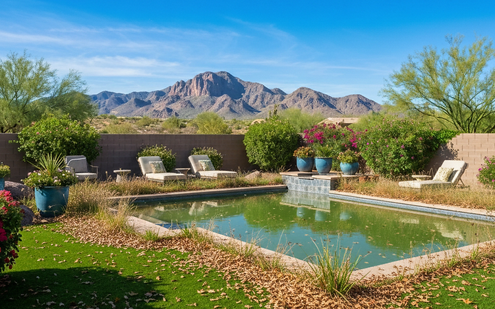 Pool cleaning transformation — before