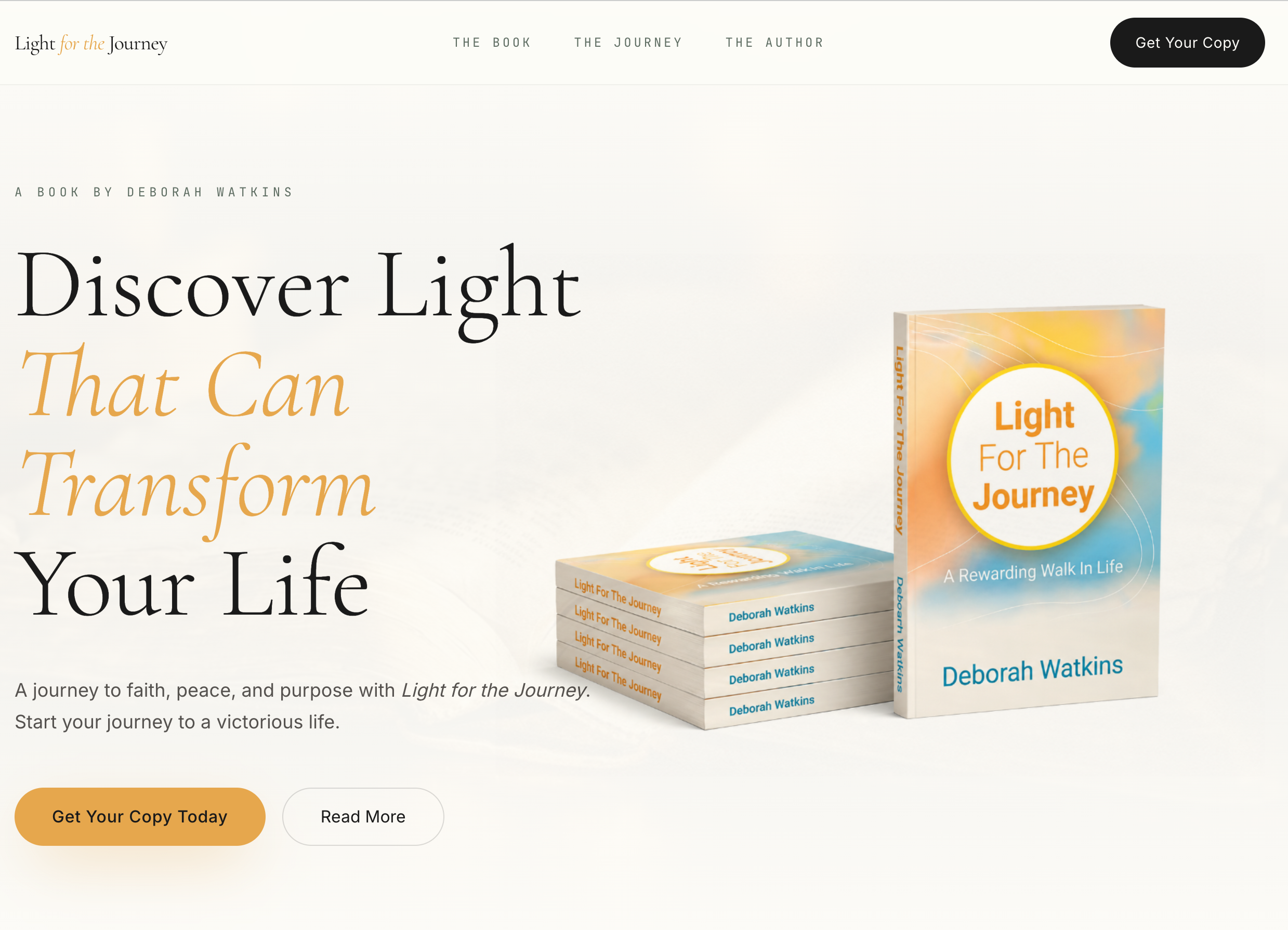 Turner Studio | Christian Author Website | Master Template v1.0 template preview