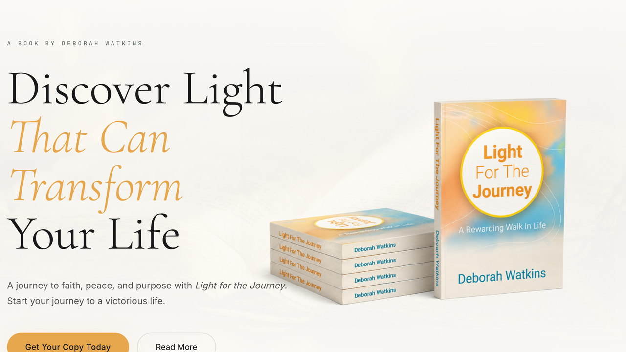 Turner Studio | Christian Author Website | Master Template v1.0 template preview