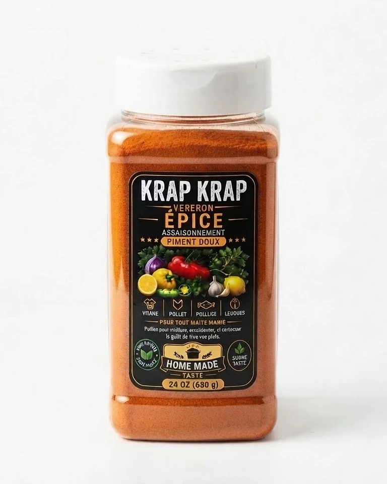 Krap Krap Épice Séchée — Piment Séché Doux (Mini)