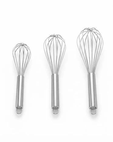 Chef's Heavy-Duty Whisk Set - 3 Sizes