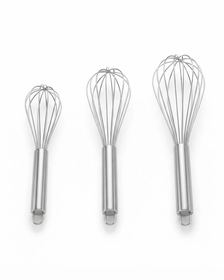 Chef's Heavy-Duty Whisk Set - 3 Sizes