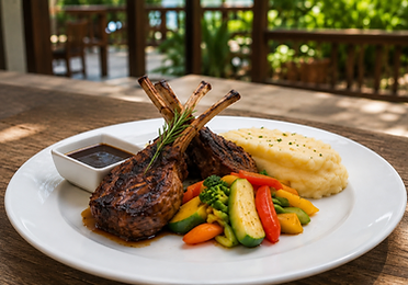 Lamb Chops & Vegetables