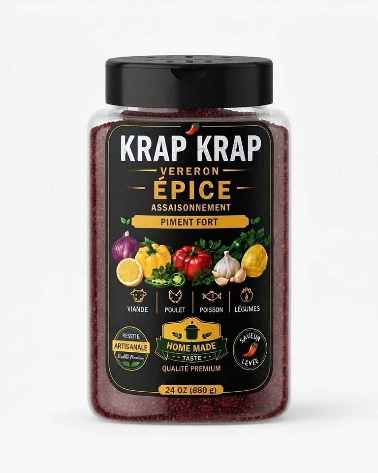 Krap Krap Épice Séchée — Piment Séché Fort (Mini)