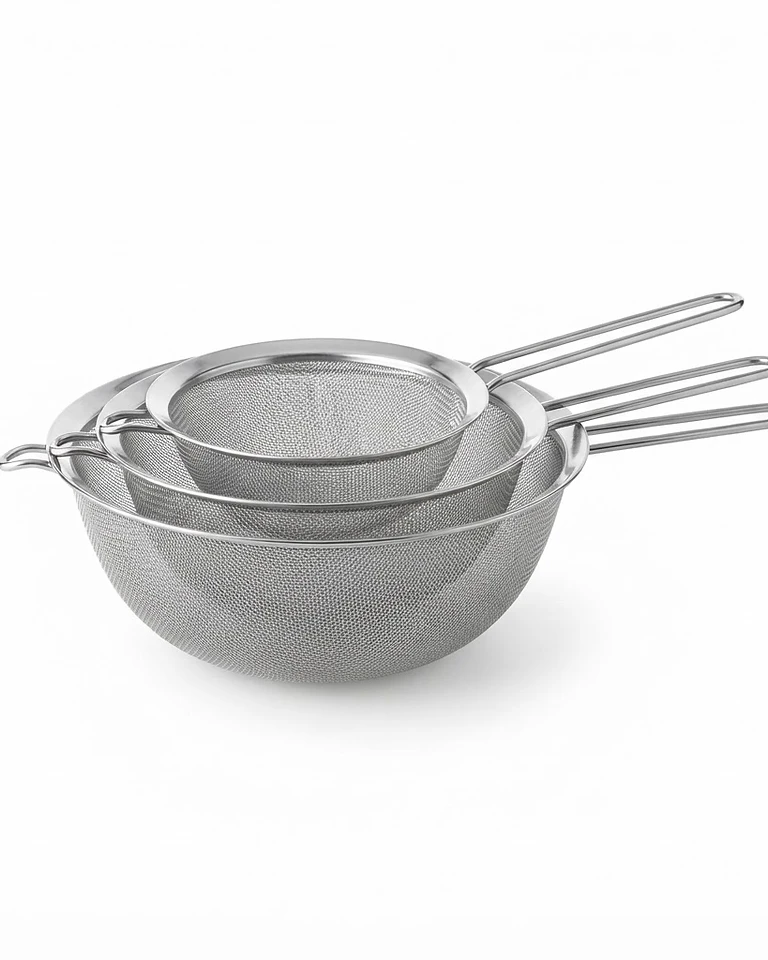 Stainless Steel Colander Set - Digging Pasta Strainer