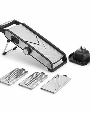 Adjustable Mandoline Slicer with Hand Guard