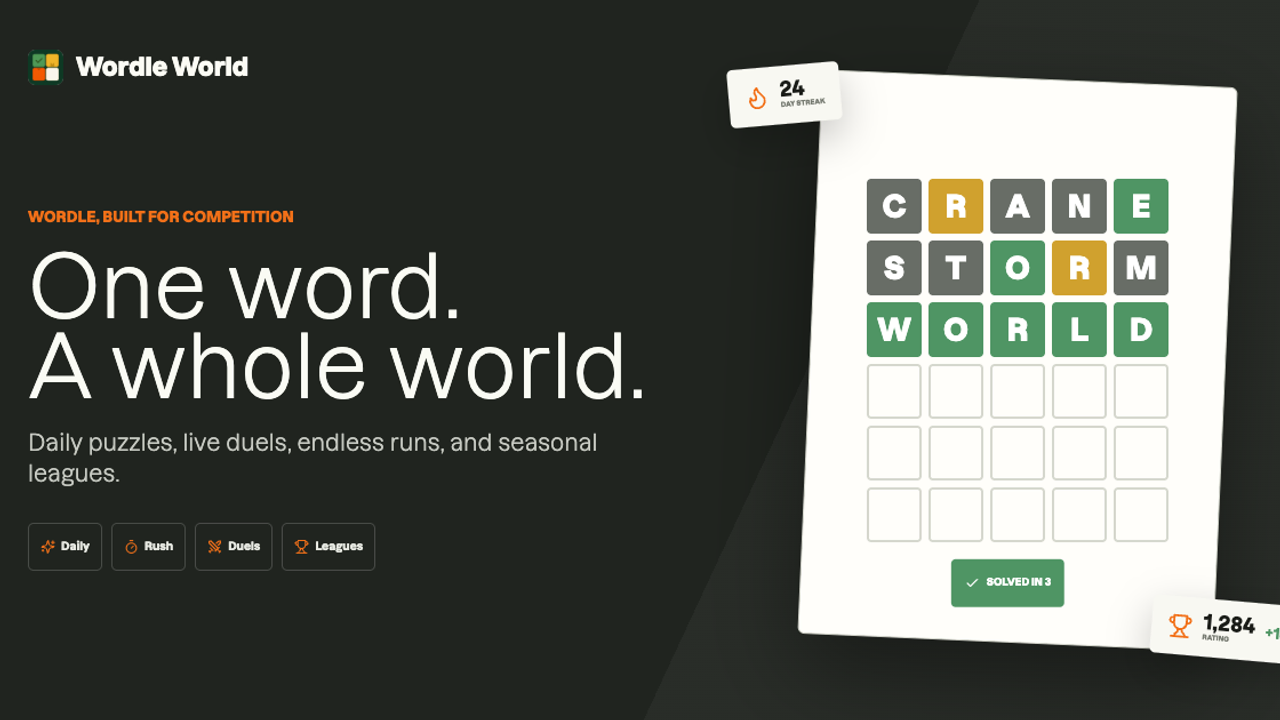 Wordle World template preview