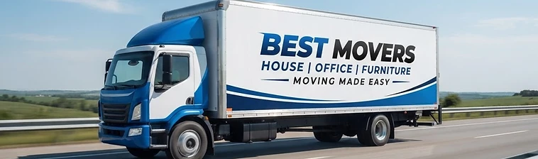 Moving truck loaded and ready