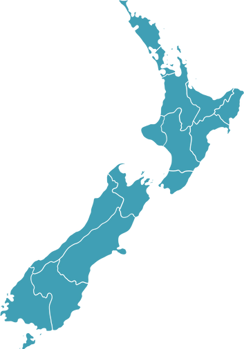 New Zealand service map