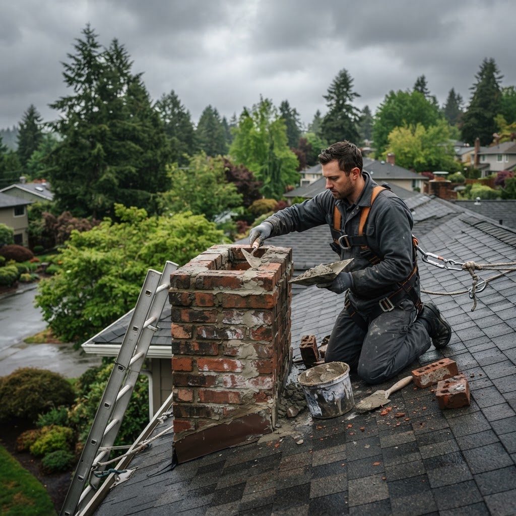 Chimney Leak Repair in Bellevue, WA: Find the Source Before the Damage Spreads