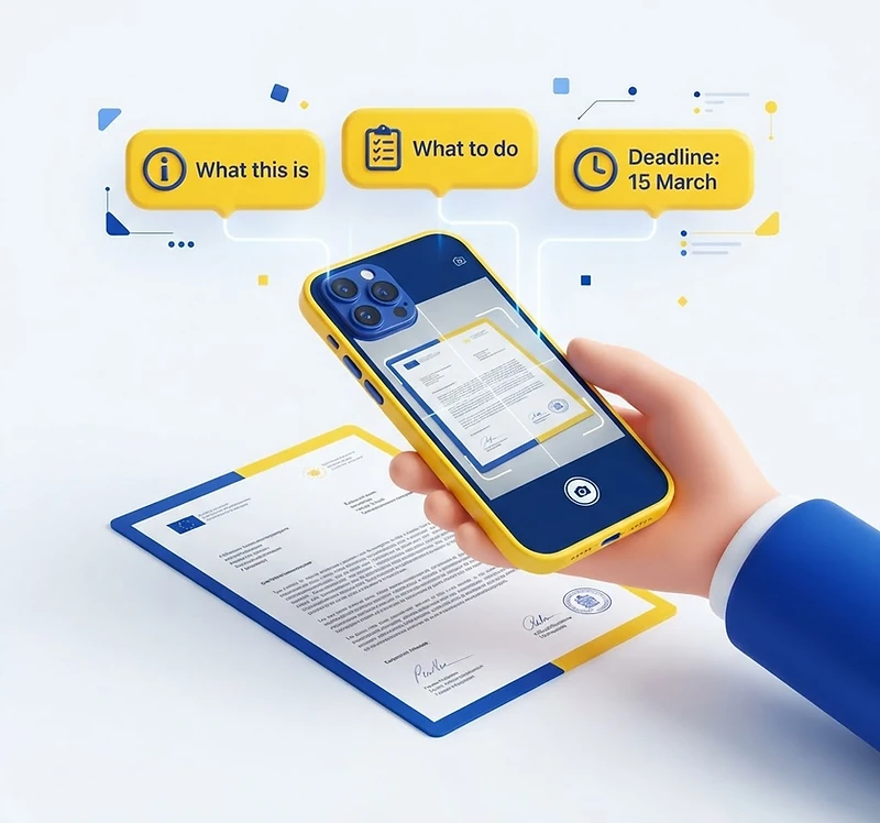 Scan a letter and get an instant plain-English breakdown