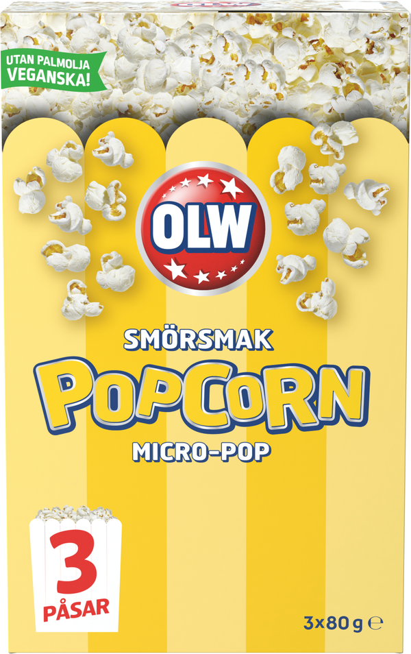 OLW Micropopcorn Smör