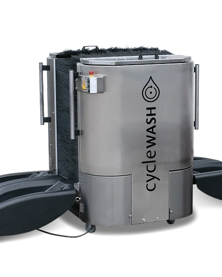 cycleWASH Go Platinum — Fahrradwaschanlage aus Edelstahl für Veloküre Partner