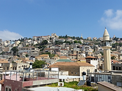Sunset over Nazareth Mosque