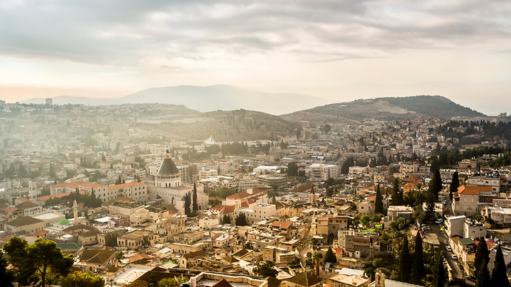 Nazareth at golden hour